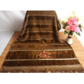 Tassels Embroidery Bamboo Bath Towel Decorative Bath Towel